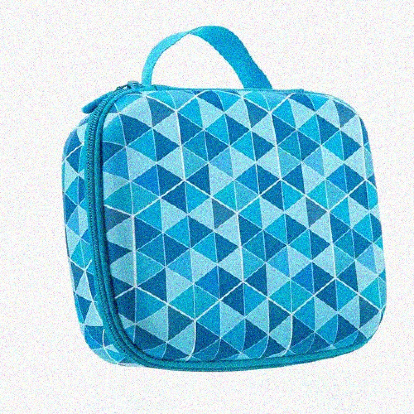 Jumbo Pencil Box Blue 9x7.5x3.5 Inches