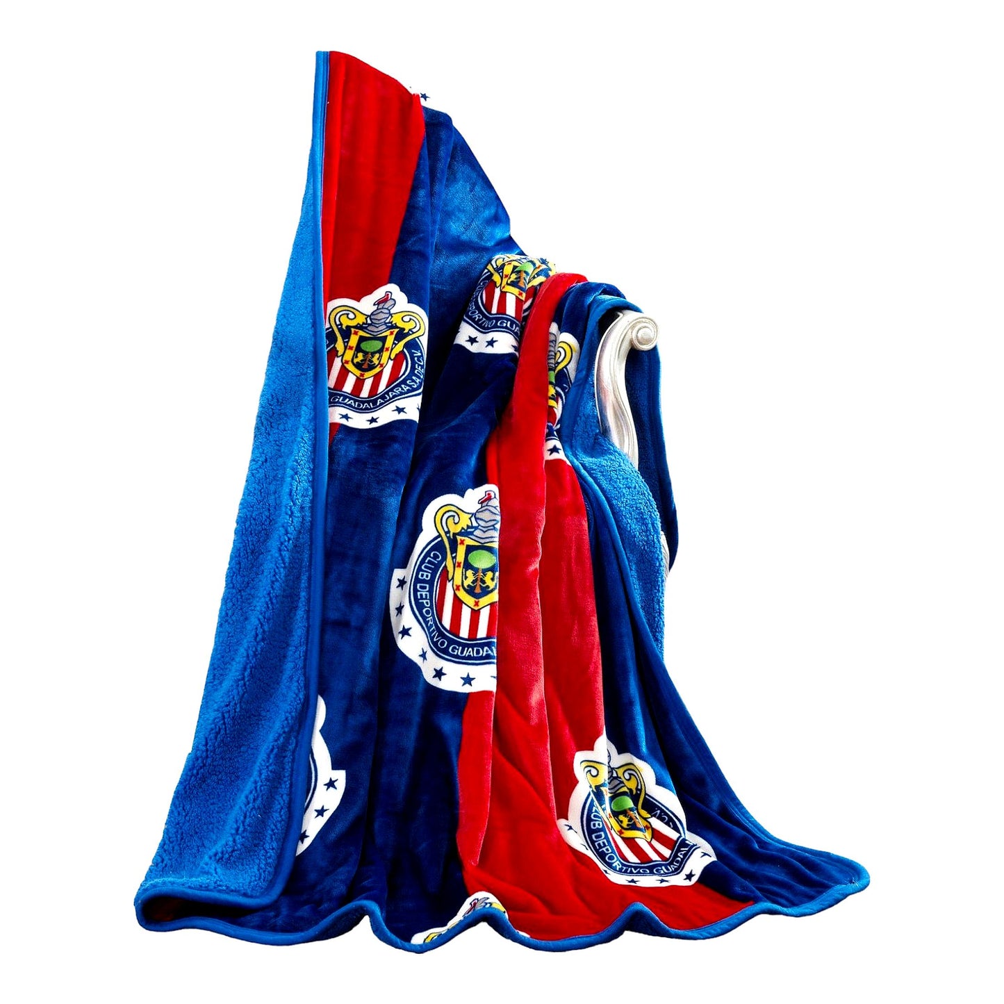 CozySilk Sherpa Lined Throw Blanket - Ultra Soft 50x60