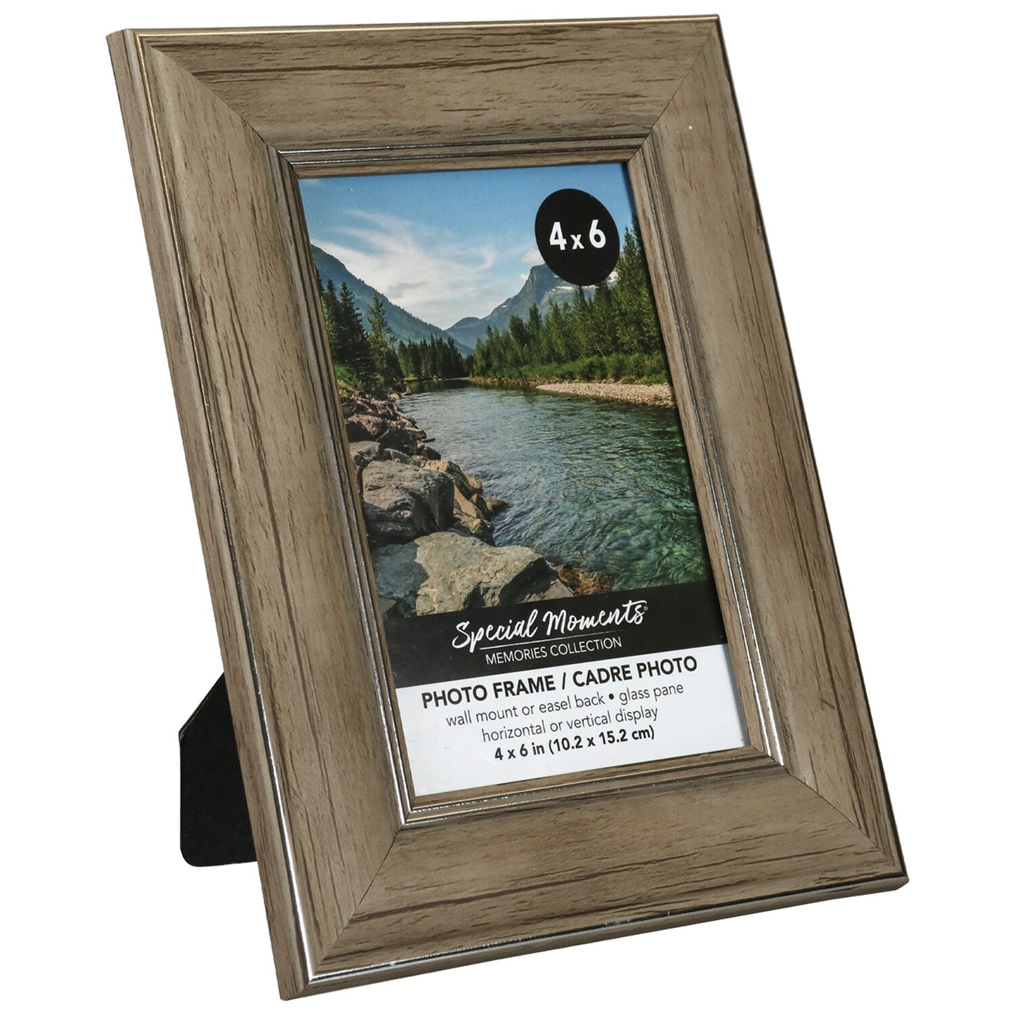 Special Weathered Wood Photo Frames, 4x6 in. (Pack of 12)