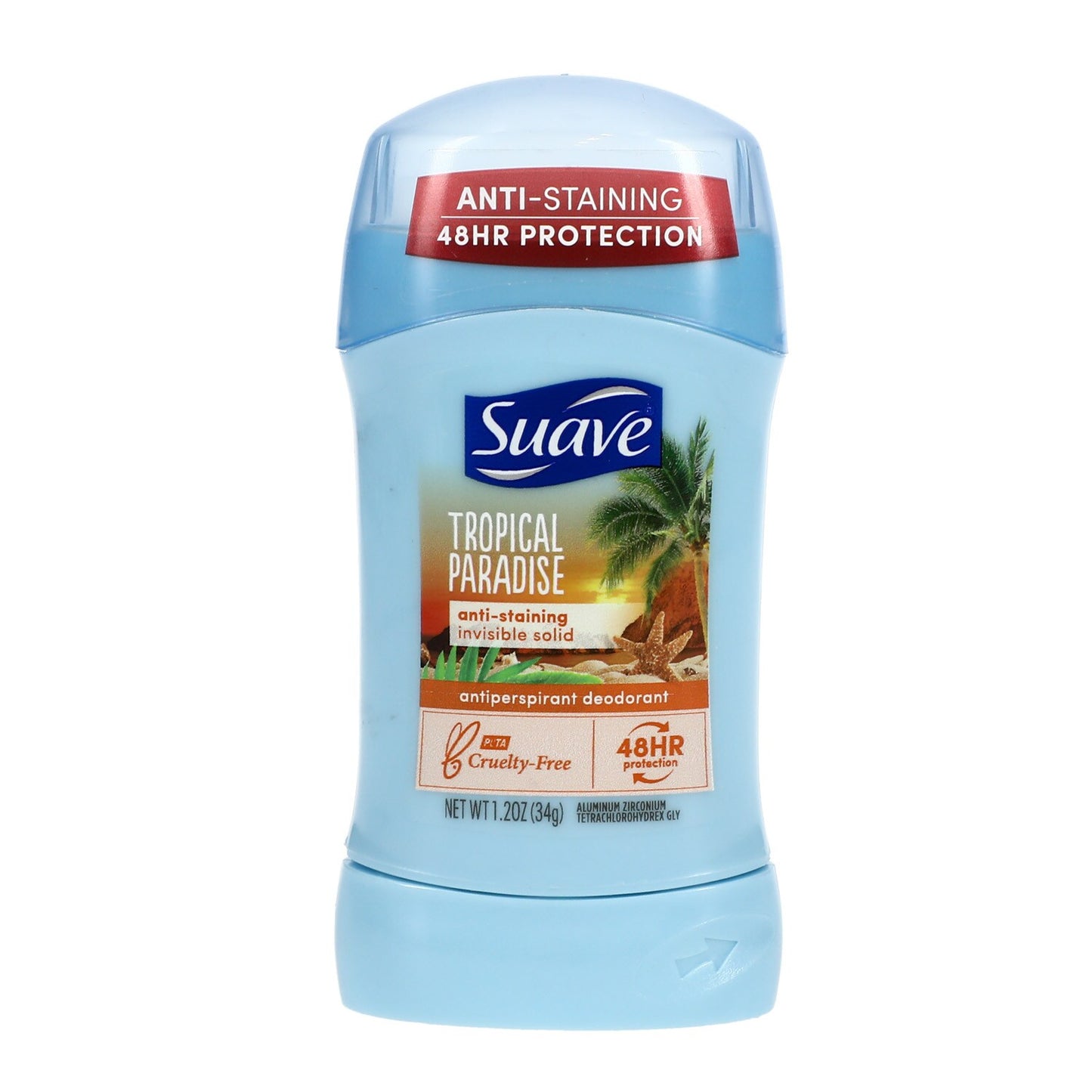 Suave Tropical Paradise Deodorant, 1.2-oz. (Pack of 12)