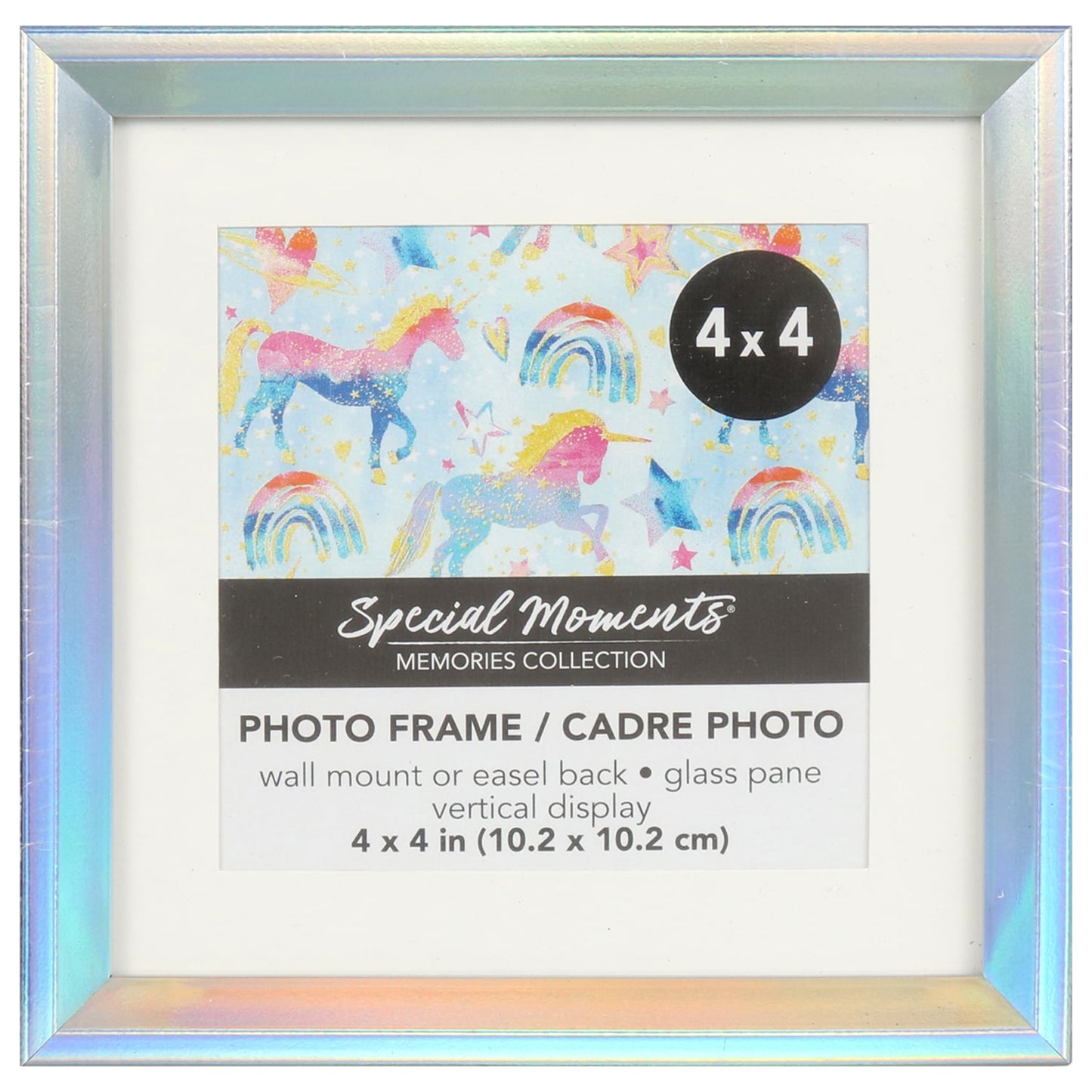 Special Memories Collection Square Iridescent Photo Frames, 4x4 in. (Pack of 12)