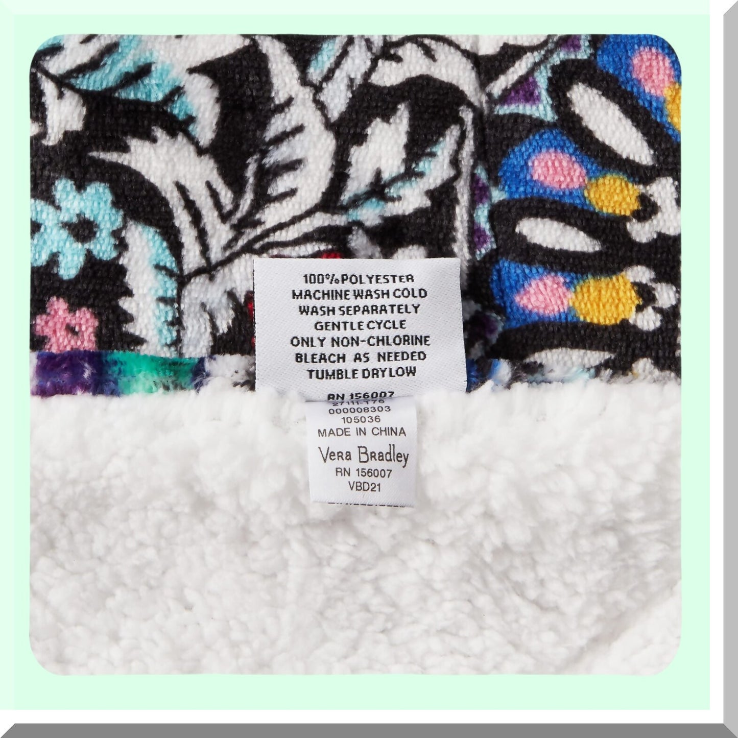 Ultimate Cozy Fleece Throw Blanket - Stained Glass Medallion Design, One Size