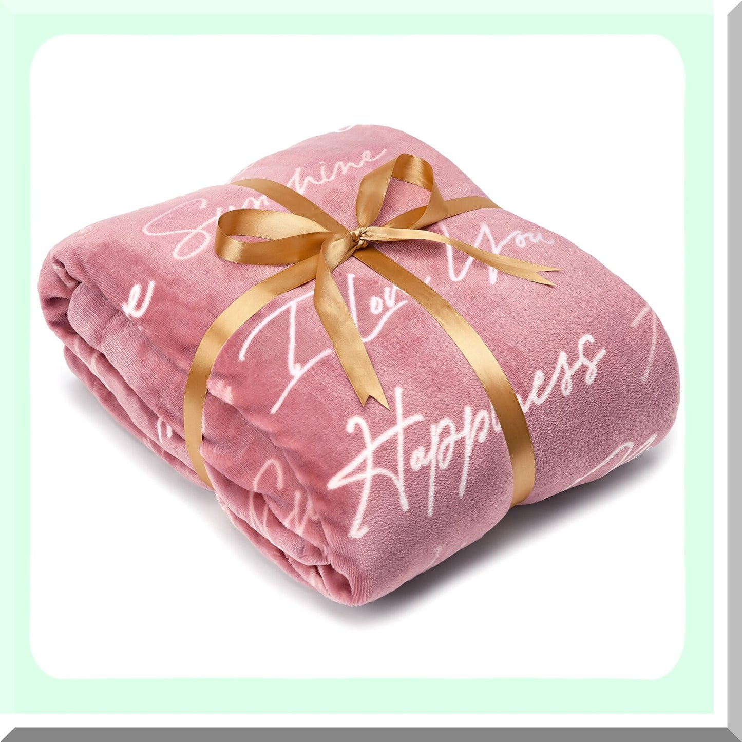 Forever Love Premium Throw Blanket - Perfect Gift for Women, Men, Girlfriend, Boyfriend, Husband, Wife - 50x65 Inches