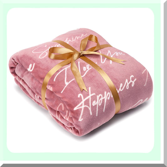 Forever Love Premium Throw Blanket - Perfect Gift for Women, Men, Girlfriend, Boyfriend, Husband, Wife - 50x65 Inches