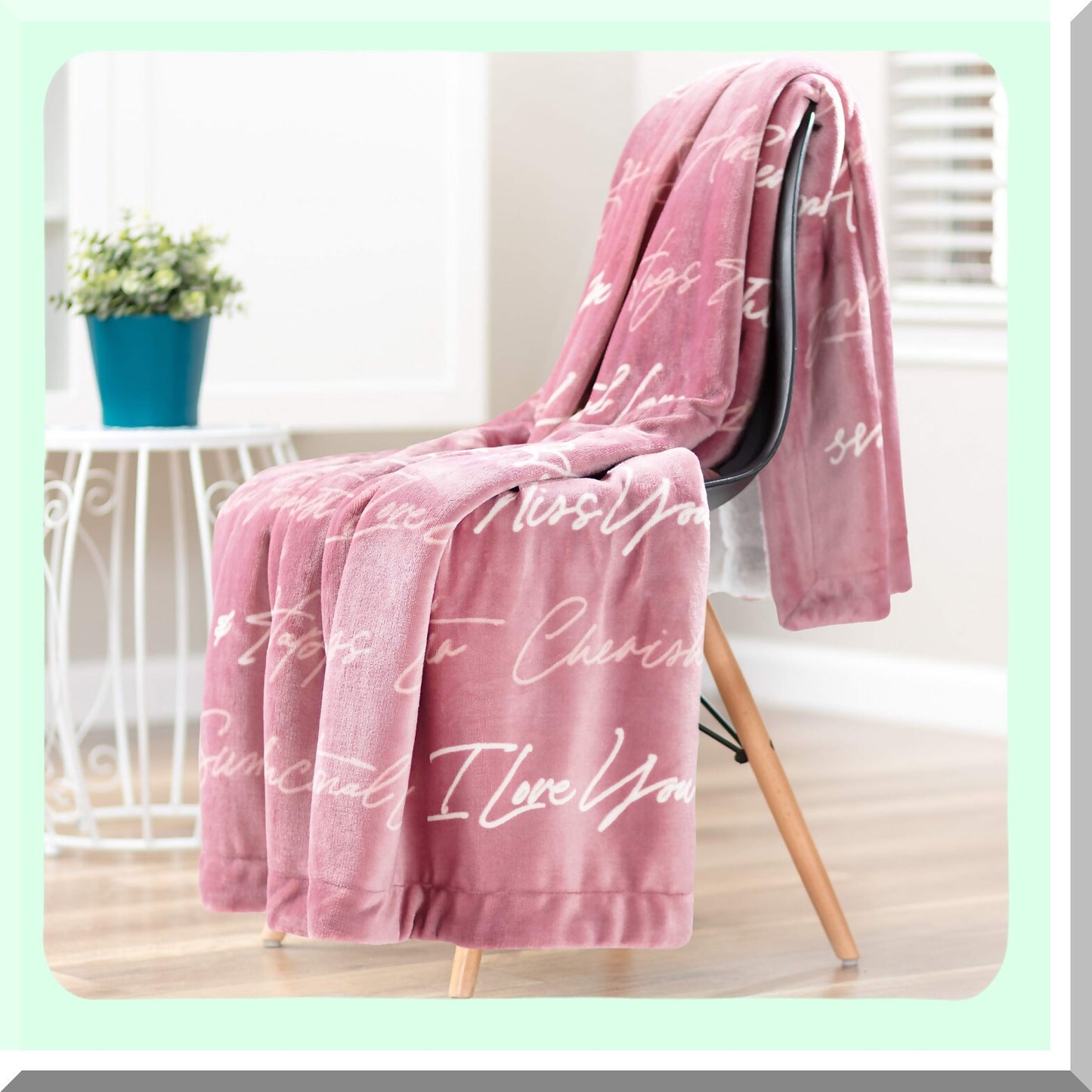 Forever Love Premium Throw Blanket - Perfect Gift for Women, Men, Girlfriend, Boyfriend, Husband, Wife - 50x65 Inches