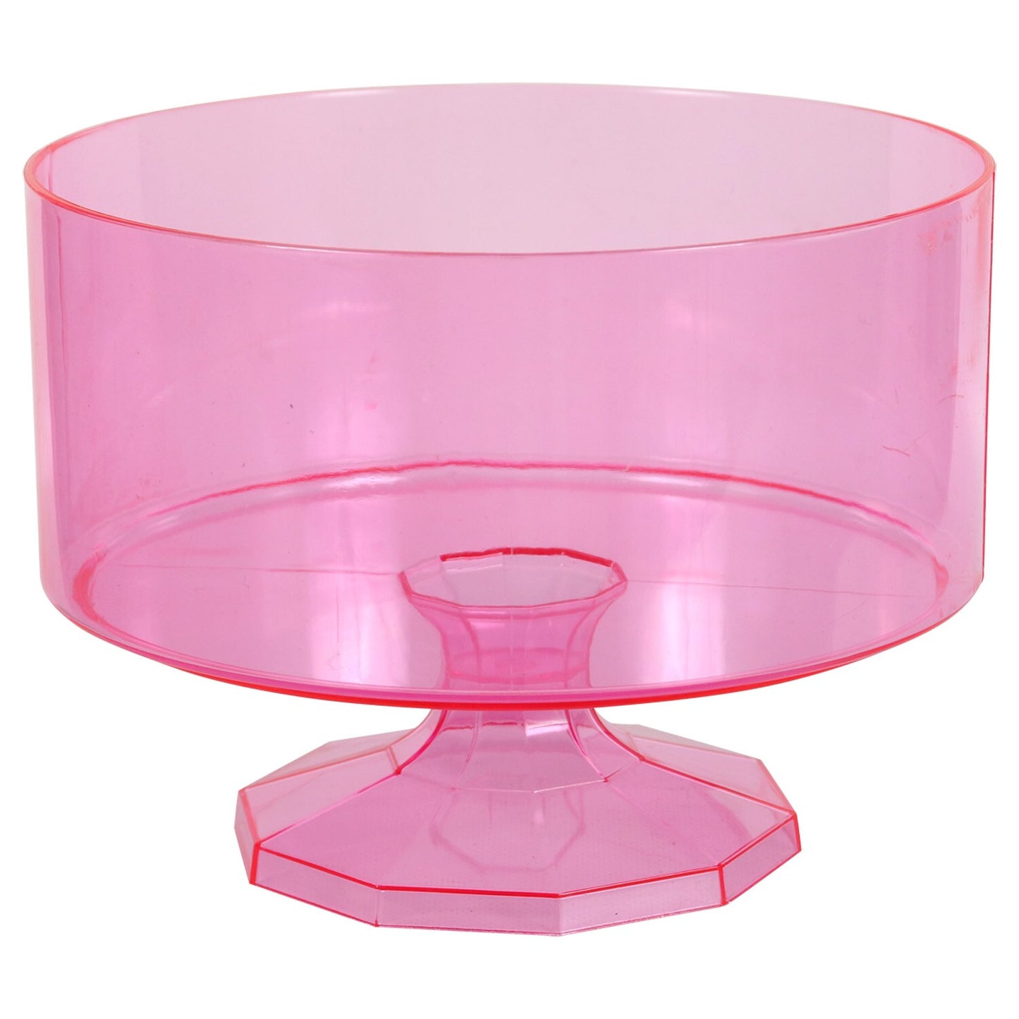 Light Pink Round Plastic Trifles, 4.5x6-in. (Pack of 24)