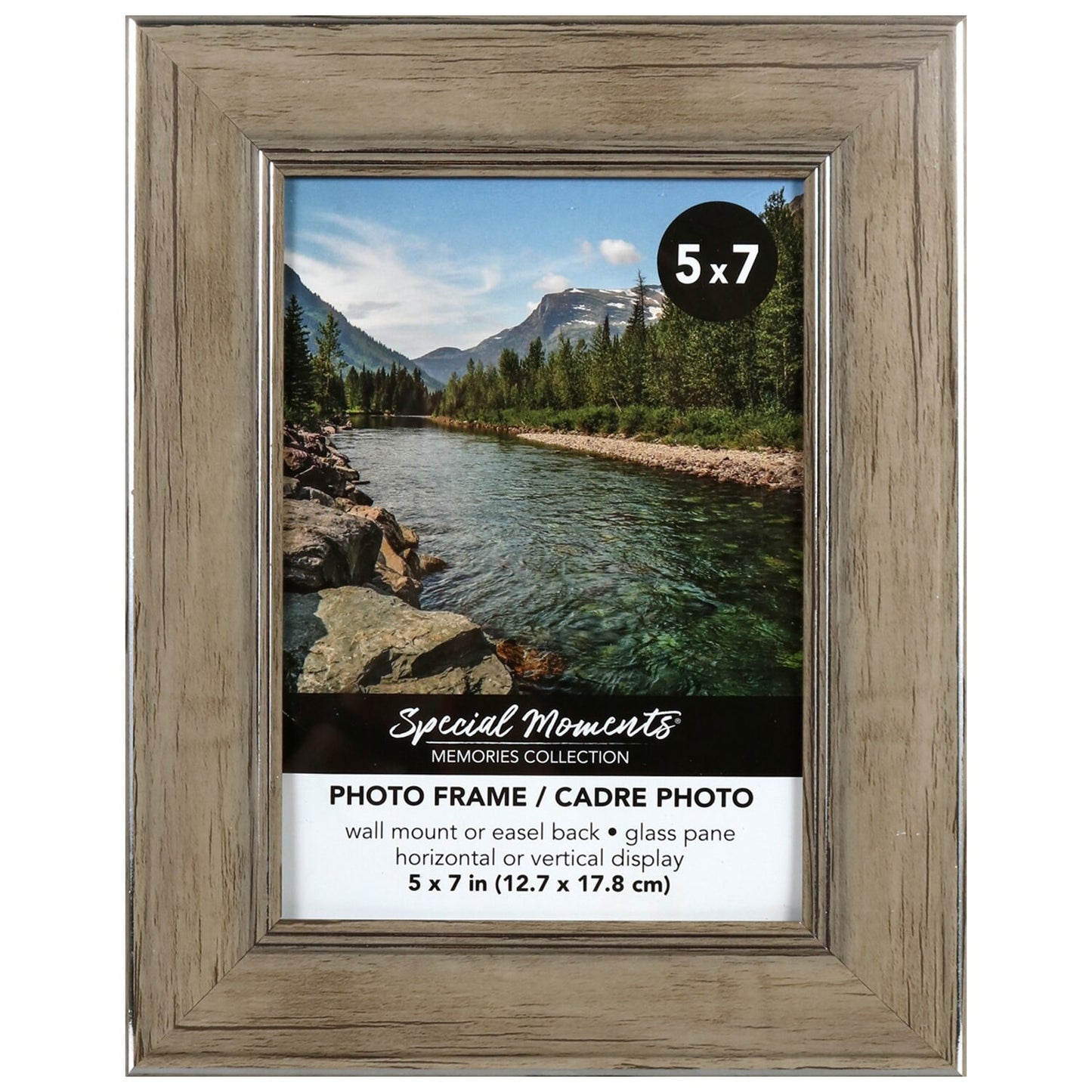 Special Light Weathered Wood Photo Frames, 5x7 in. (Pack of 12)