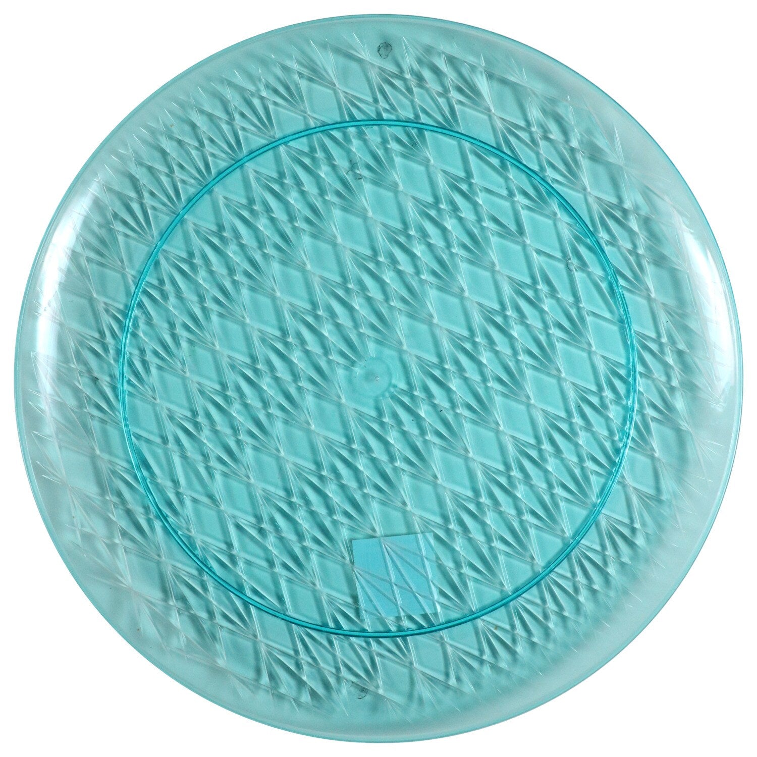 Crafter's Corner Light Blue Round Tray, 14-in. (Pack of 24)