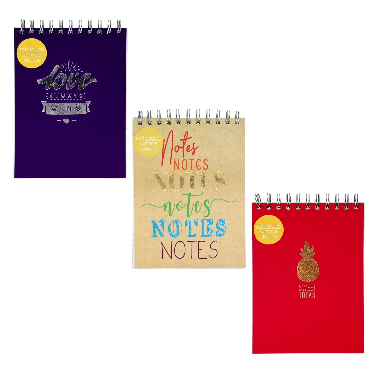 Jot Fashion Top Spiral List Pad, 120-pg. (Pack of 24)