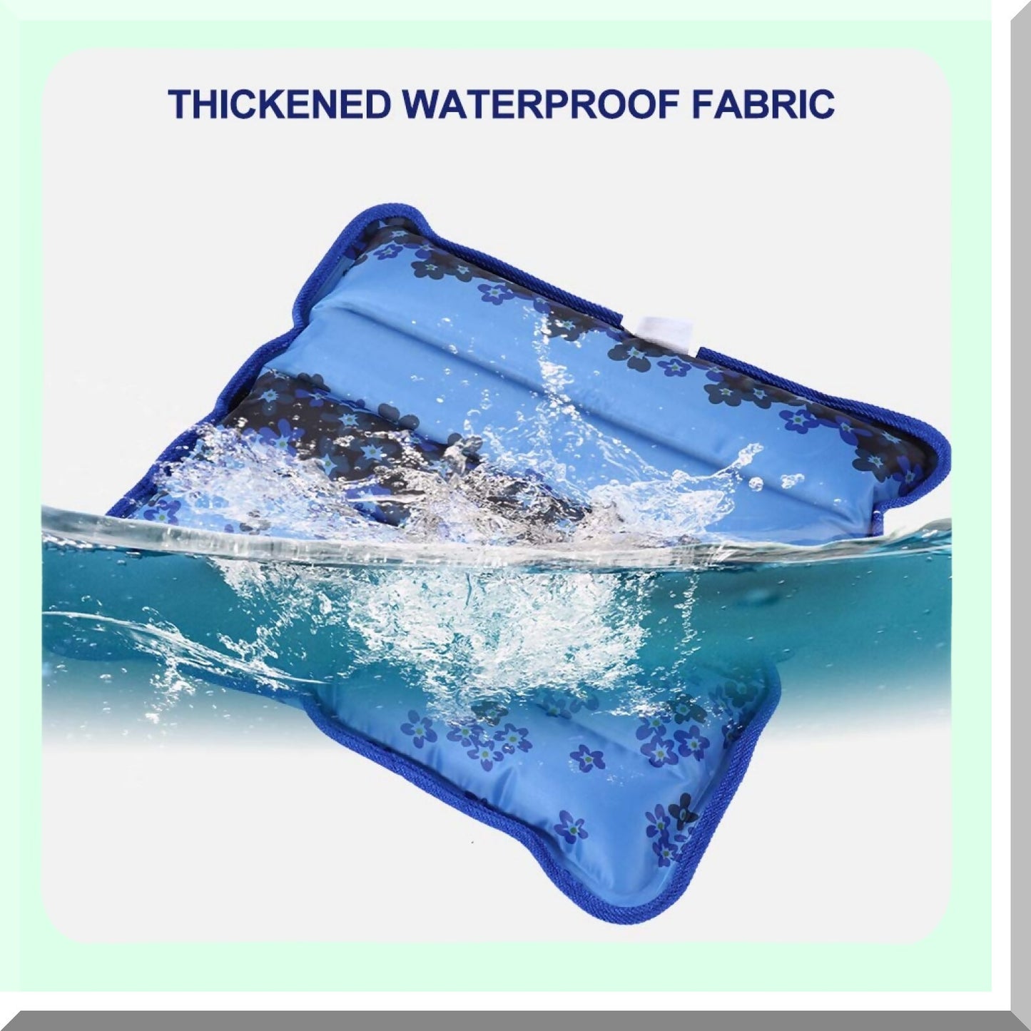 ChillMax Gel Cooling Cushion - Reusable Ice Packs for Summer, Removable Seat Pad with Ice Crystal Powder Technology, Cooling Artifact for Bedrooms & Cars