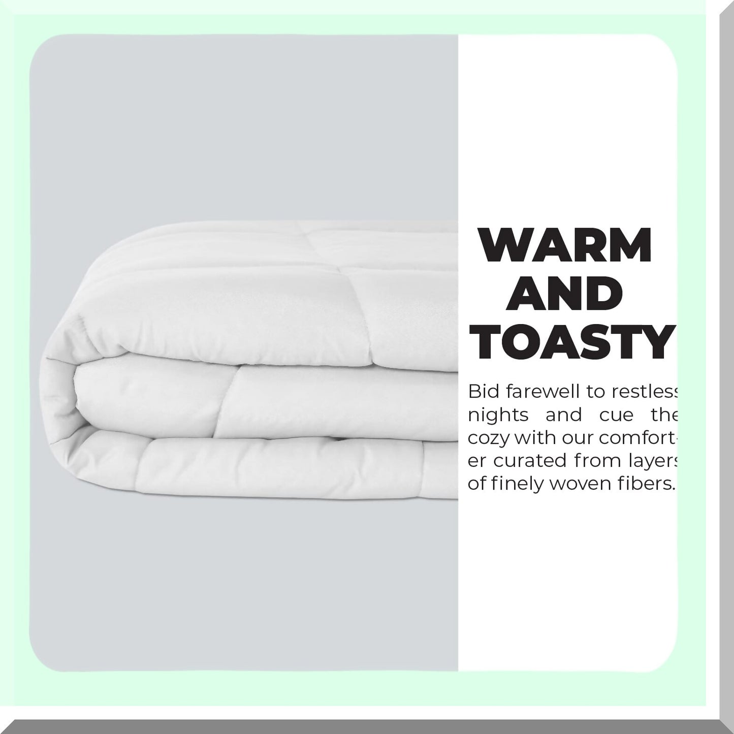 Brushed Microfiber Twin Comforter Set - Quilted Lightweight Bedding with Pillow Sham - Soft Cozy White Bed Set - Karin Maki Micro Comforter