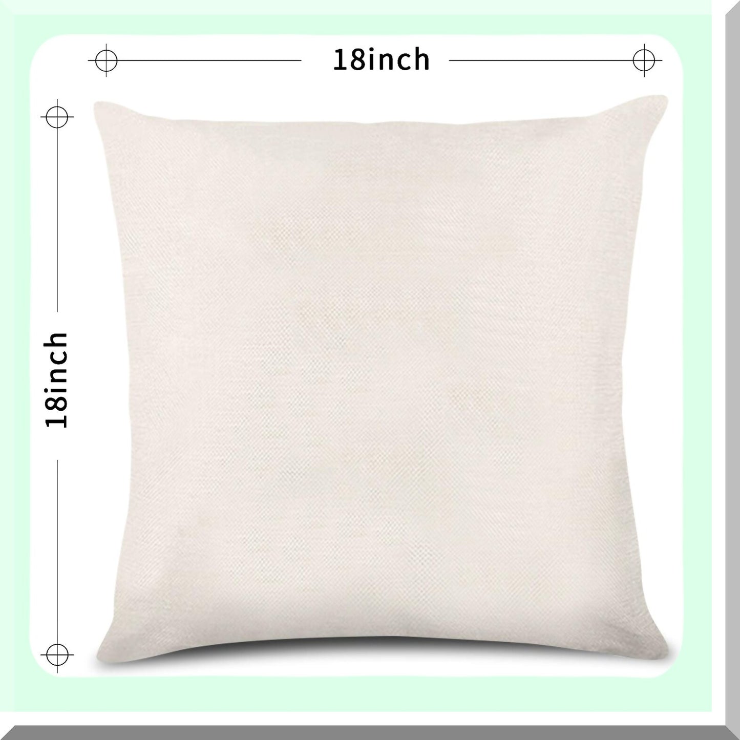 Watercolor Bunny Flower Eggs Pillow Cover Set - Spring Farmhouse Decor Cushion Case for Home Office Sofa Bed, Happy Throw Pillows 18x18 Inch, 4Pcs