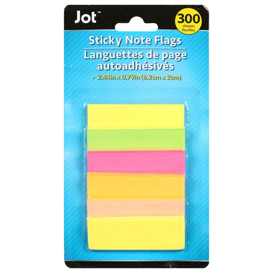 Jot Narrow Sticky Note Pads, 6-ct. Packs (Pack of 24)
