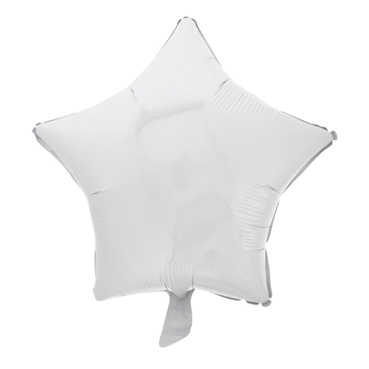 Pearlized White Star Shaped Foil Balloons, 18-in. (Pack of 5)