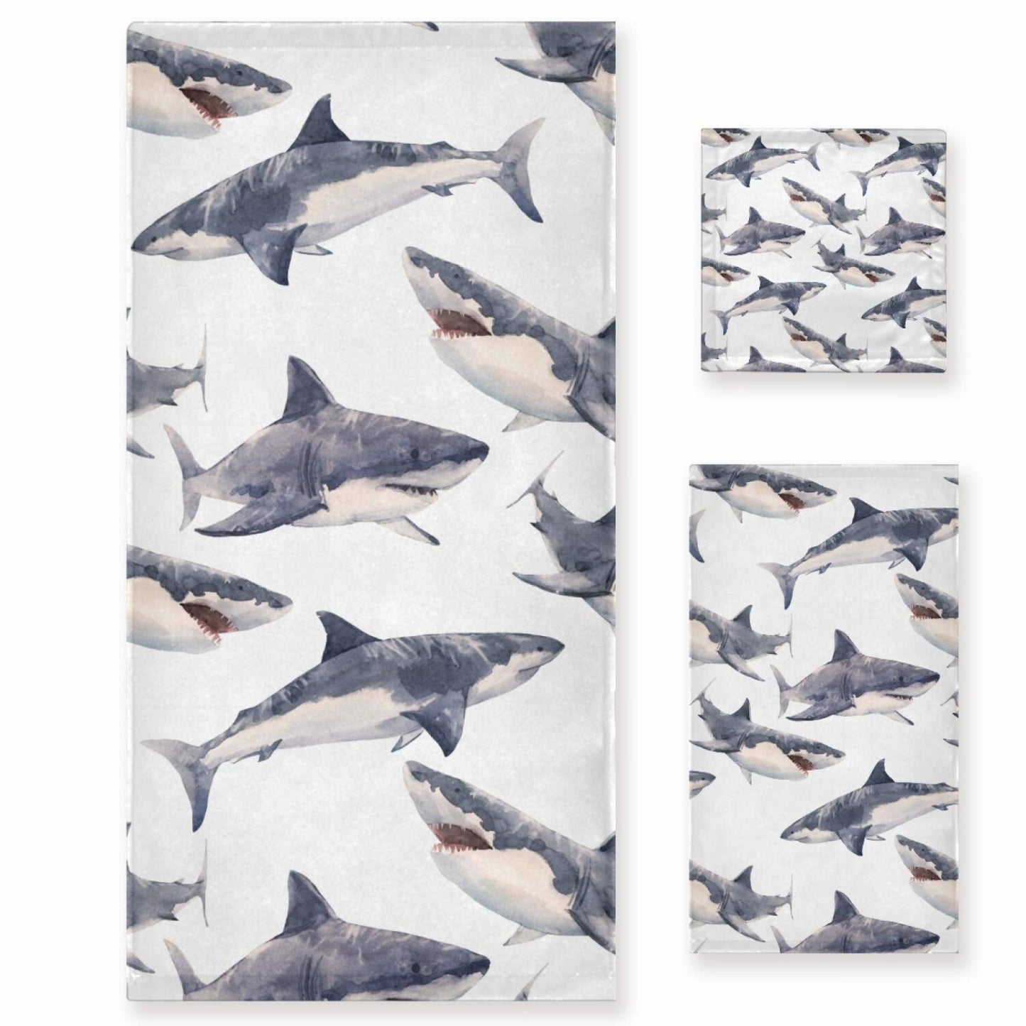 3-Piece Cotton Towel Set for Bathroom