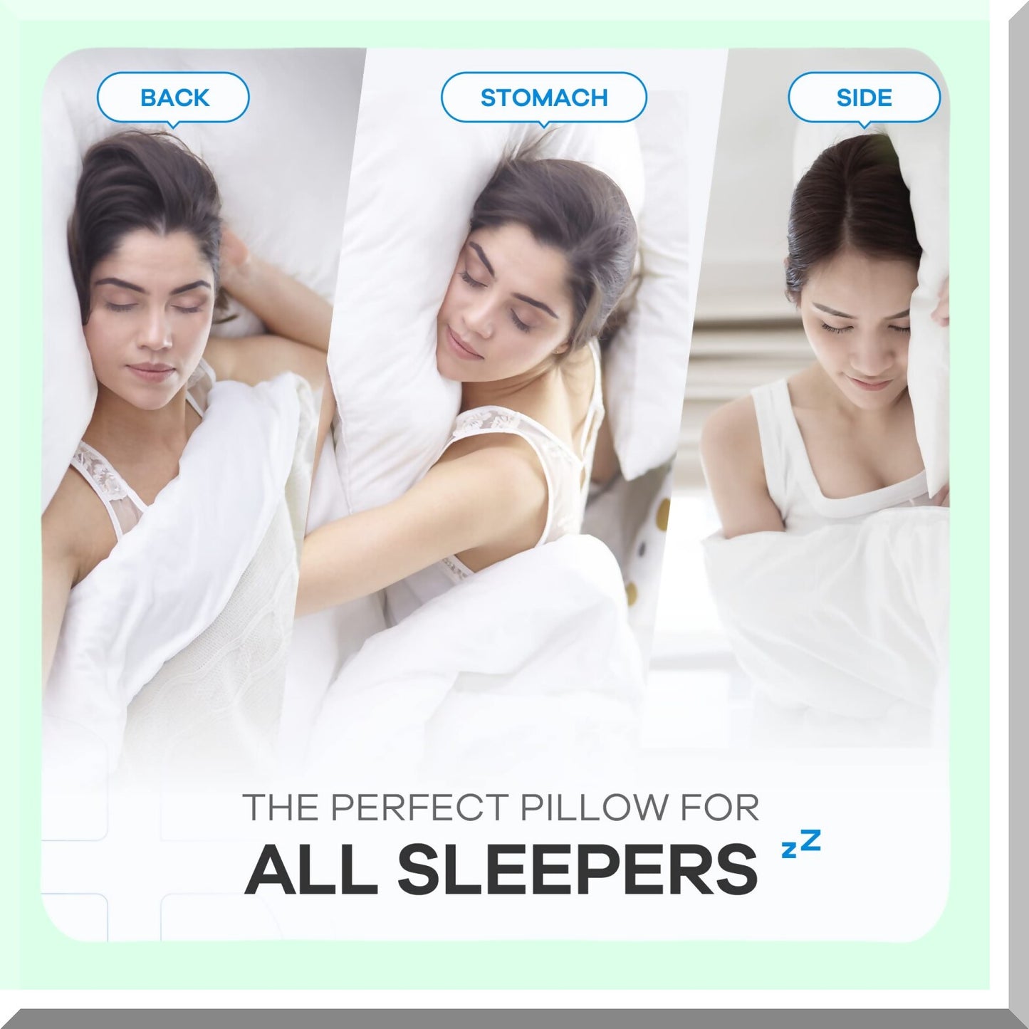 Luxury Plush Support Pillows - 2 Pack for Side, Back, and Stomach Sleepers - Soft Down-Like Filling - White - Comfortable Sleep Aid - 2 Count Pack