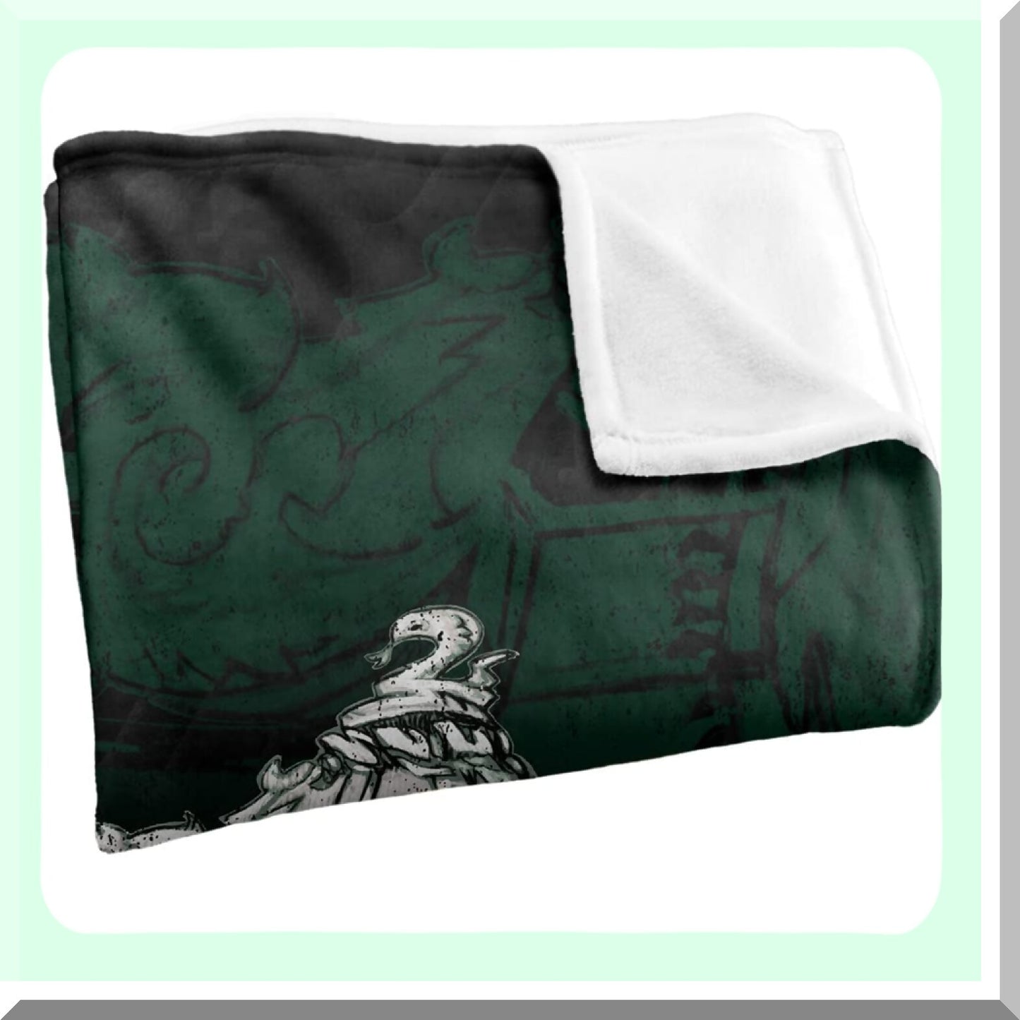 Slytherin Silky Touch Super Soft Throw Blanket - 36"x58" Harry Potter House Crest Design