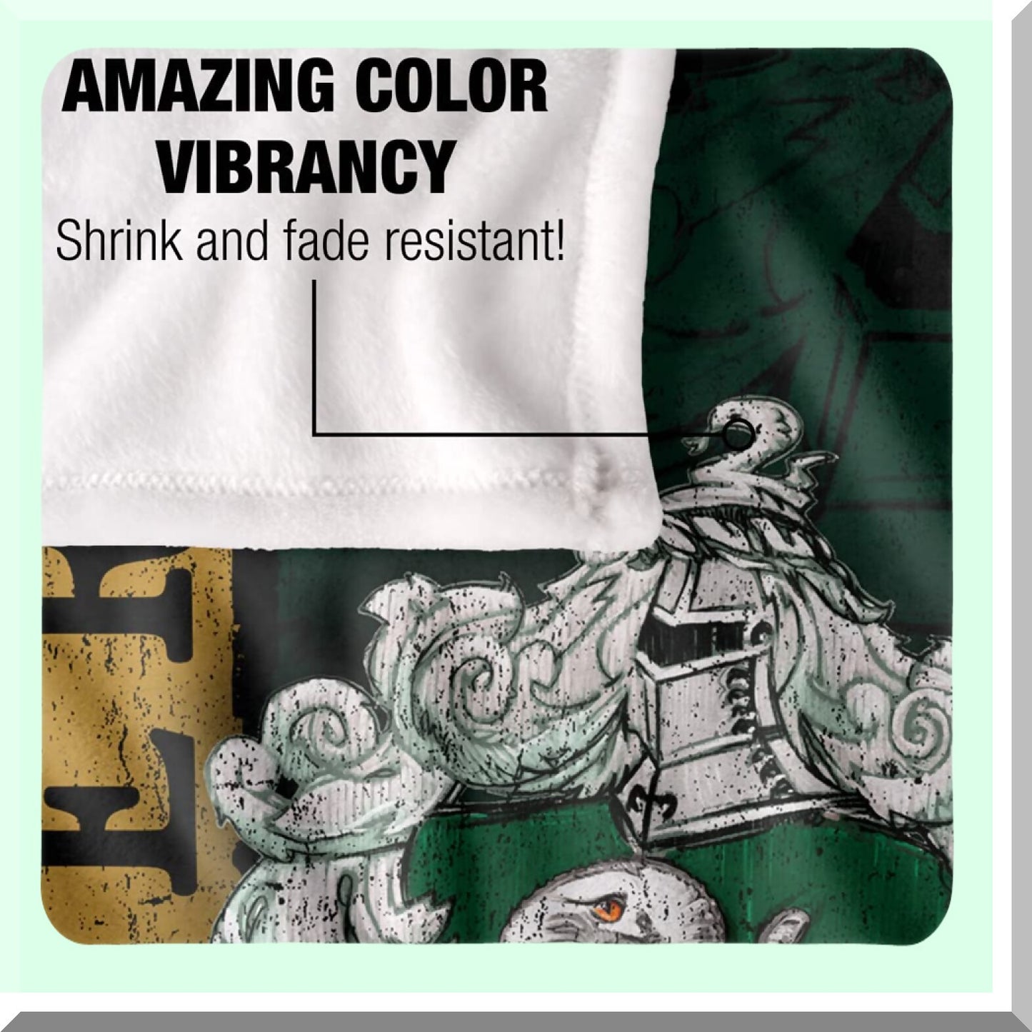 Slytherin Silky Touch Super Soft Throw Blanket - 36"x58" Harry Potter House Crest Design