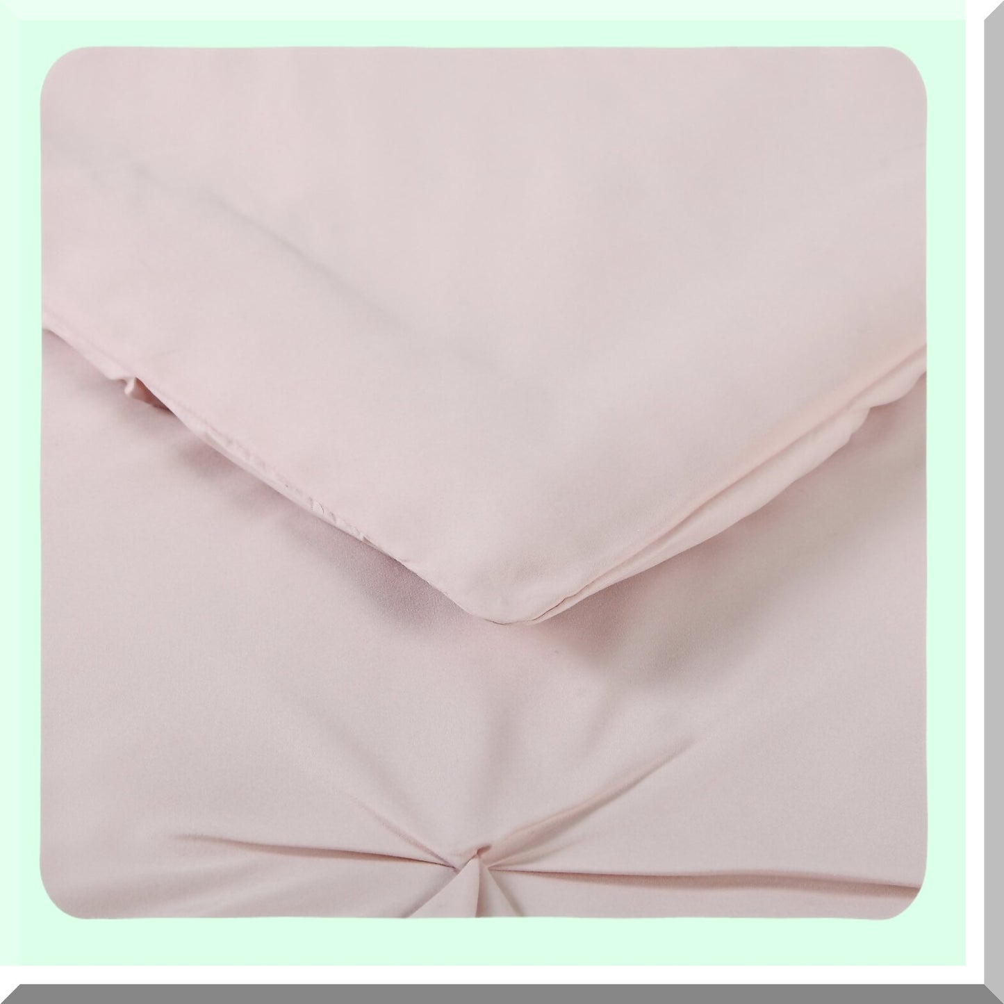 Blush Pleated Comforter Set - Twin XL Size - Soft and Cozy Bedding - 1500 Thread Count - Bedroom Decor - All Season Lightweight Comforter