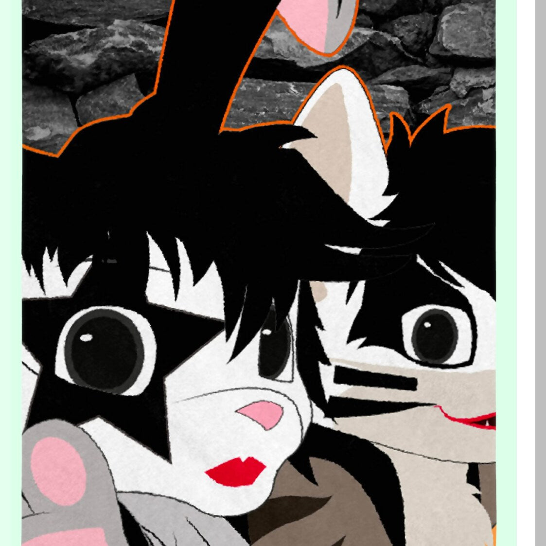 RockStar Kitty Faces Super Soft Fleece Throw Blanket 48" x 60"