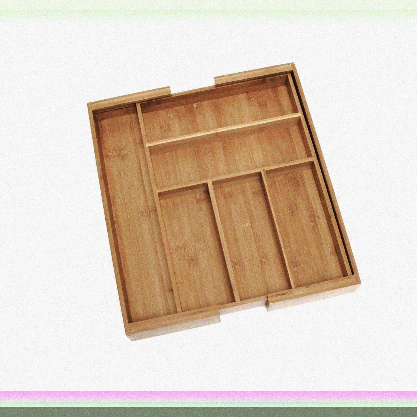 Bamboo Expandable Drawer Organizer 23-Inch
