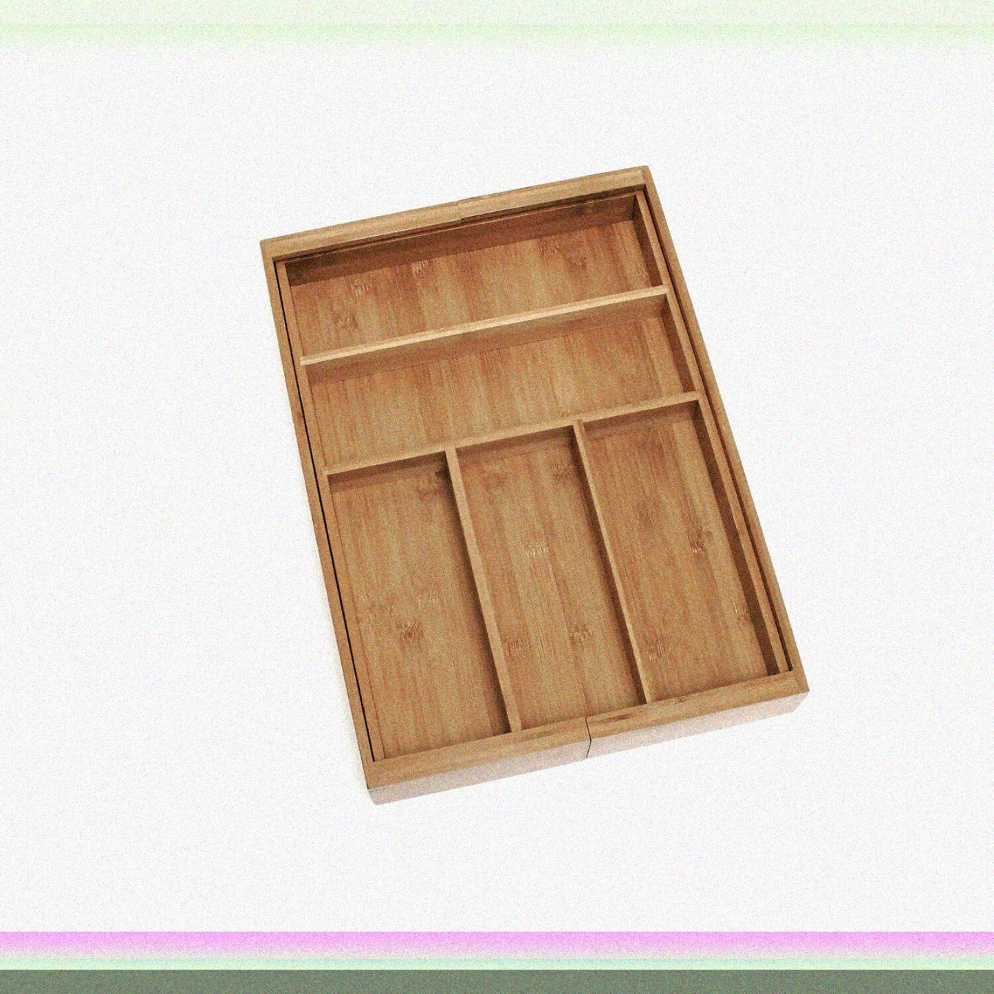 Bamboo Expandable Drawer Organizer 23-Inch