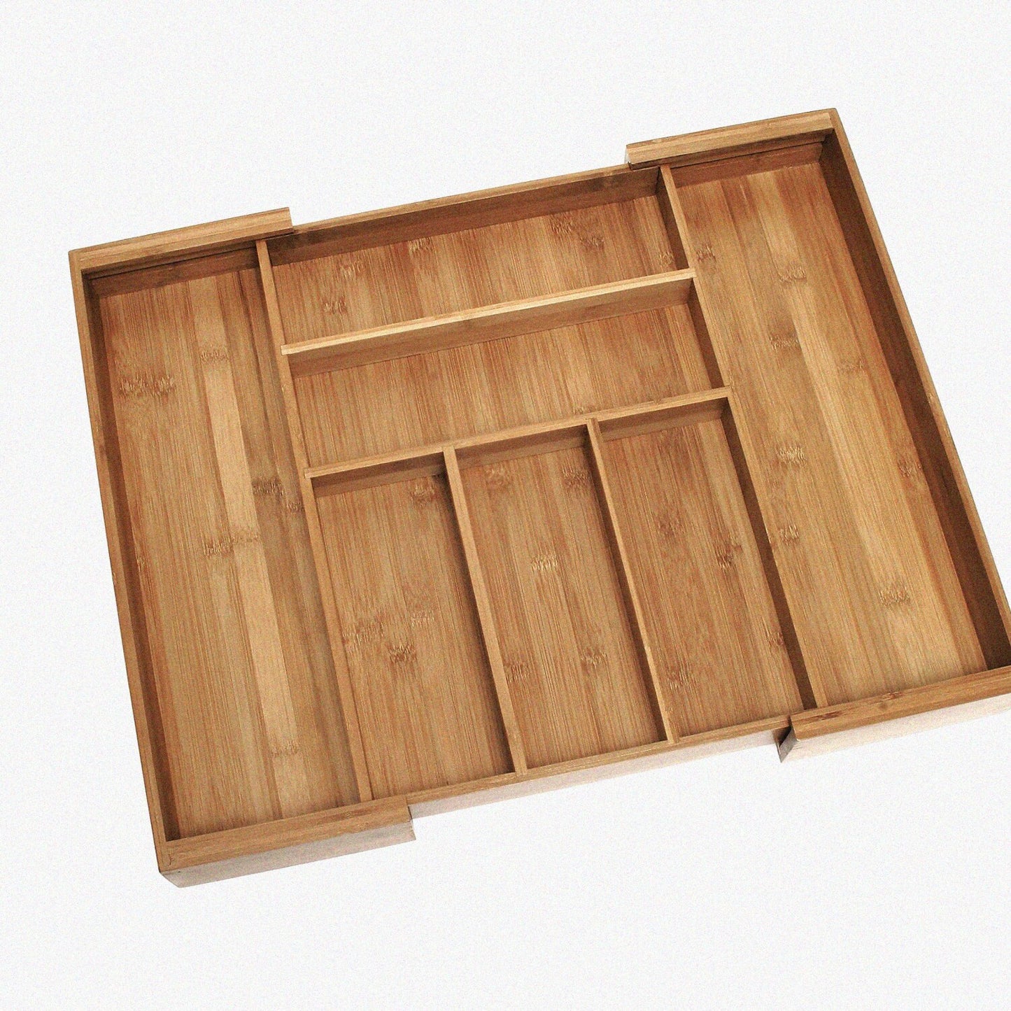 Bamboo Expandable Drawer Organizer 23-Inch