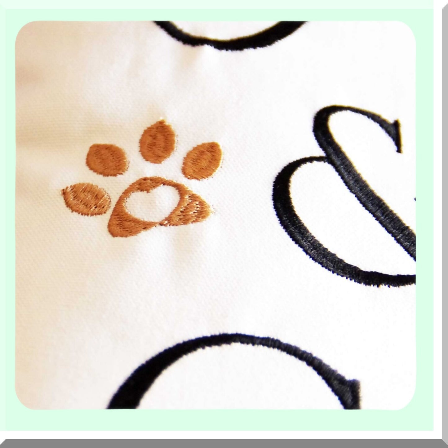 Cat Lover's Embroidered Throw Pillow - 18" Square Decorative Canvas Cover with "You Me and The Cats" Design - Cover Only