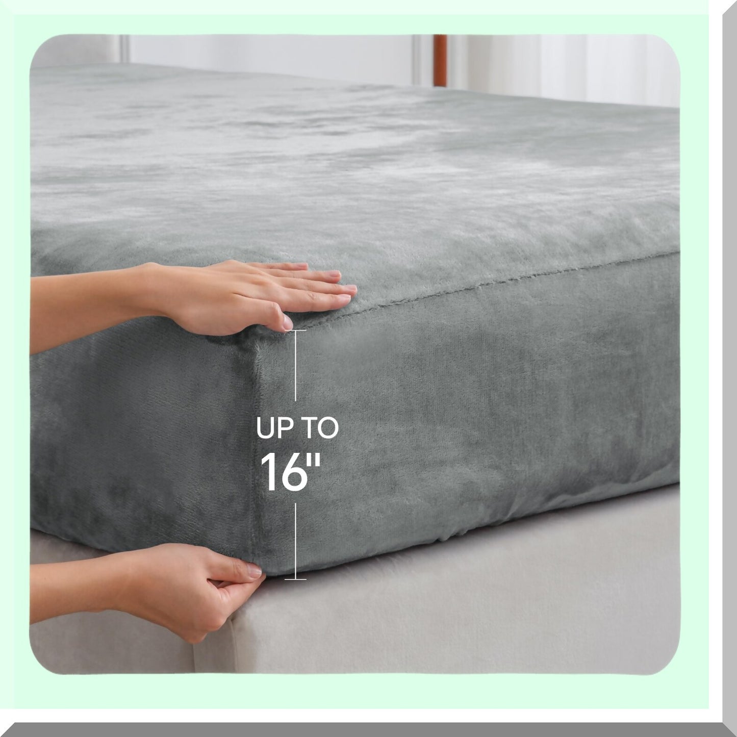 Plushy Grey Fleece Twin Size Sheet Set - Soft Flannel Bedding Bundle with Fitted Sheet, Flat Sheet, and Pillowcase - Cozy 3-Piece Bed Linens