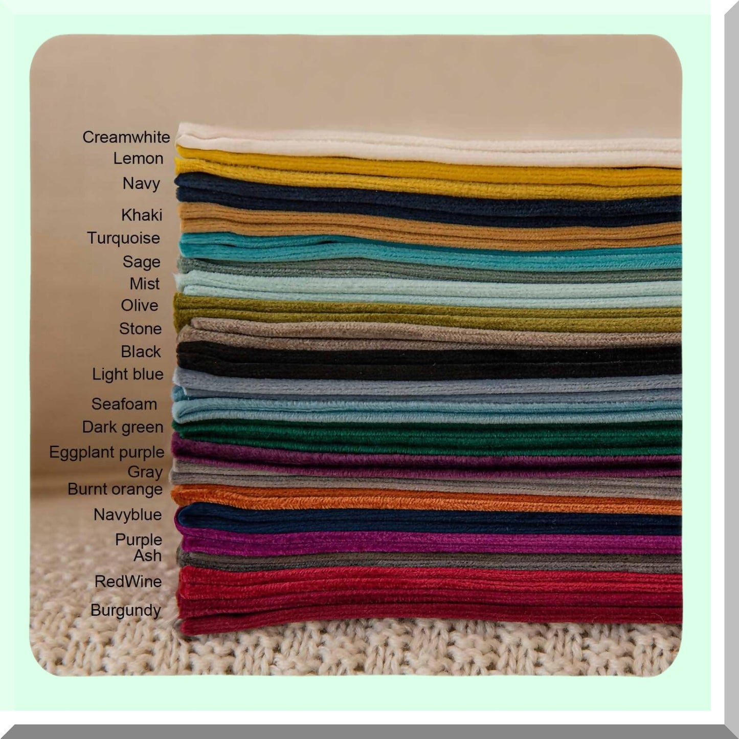 Luxury Navy Velvet Cushion Covers 28x28 - Set of 2 | Decorative Soft Throw Pillow Cases with Invisible Zipper for Sofa, Couch, Bed - Elegant Home Decor