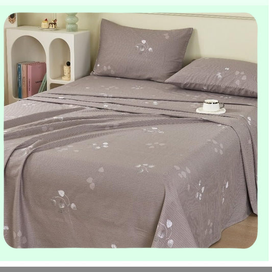 CoolBreeze 620 Thread Count Cotton Queen Sheet Set - Deep Pocket Fitted Sheet, Flat Sheet, 2 Pillow Cases - Soft & Breathable Cooling Bed Sheets - Aspen White