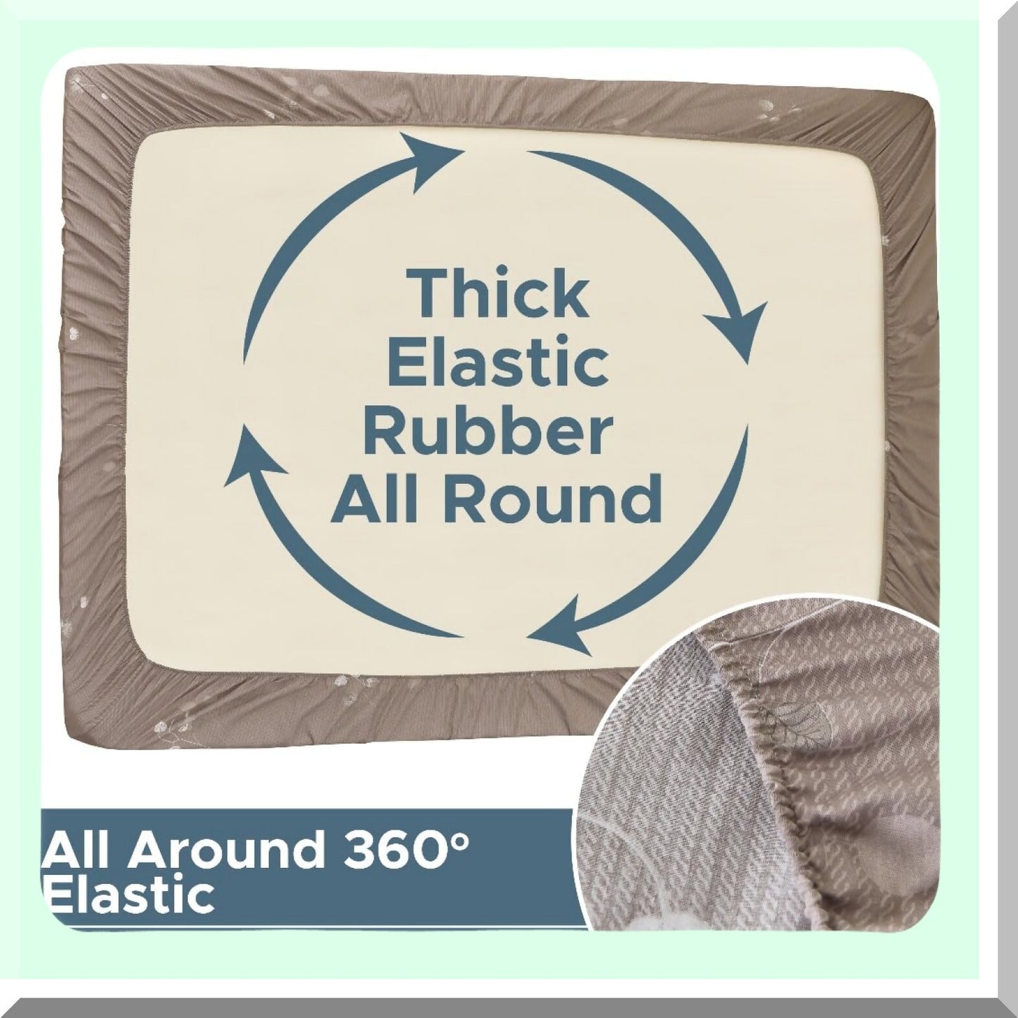 CoolBreeze 620 Thread Count Cotton Queen Sheet Set - Deep Pocket Fitted Sheet, Flat Sheet, 2 Pillow Cases - Soft & Breathable Cooling Bed Sheets - Aspen White