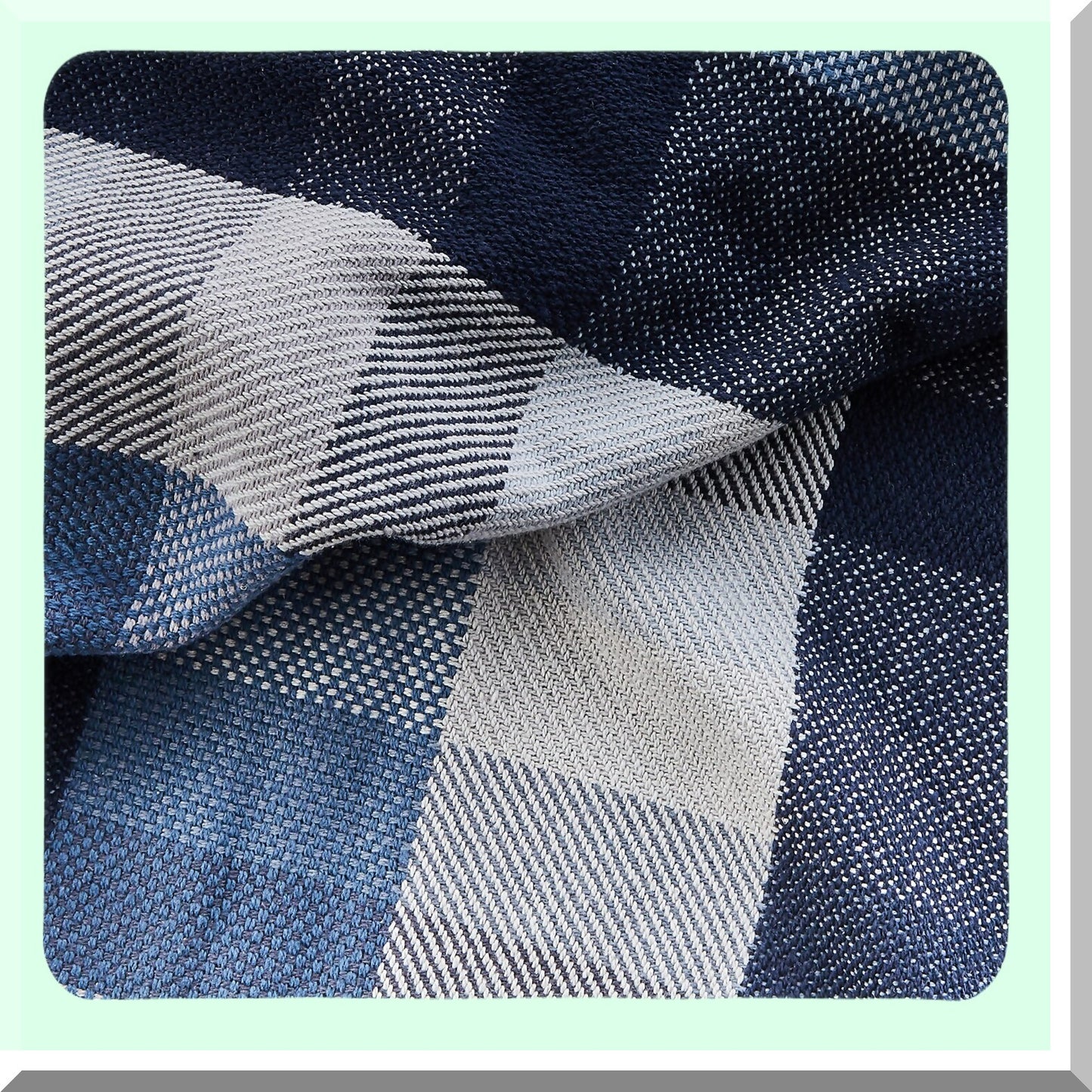 All-Season Cozy Cotton Twin Blanket - Windsor Blue Home Decor
