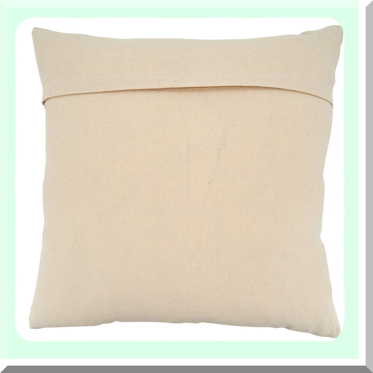 Natural Chevron 22" Pillow Cover - Modern Geometric Decorative Cushion Case for Home Sofa Bed - Soft Cotton Linen Blend - Farmhouse Style Accent Pillow