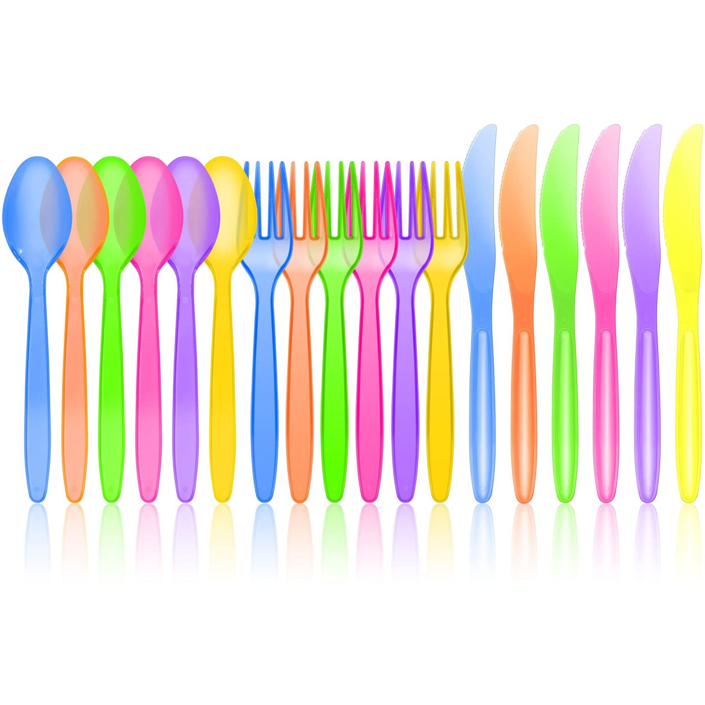 Plastic Cutlery Set for Parties and Celebrations