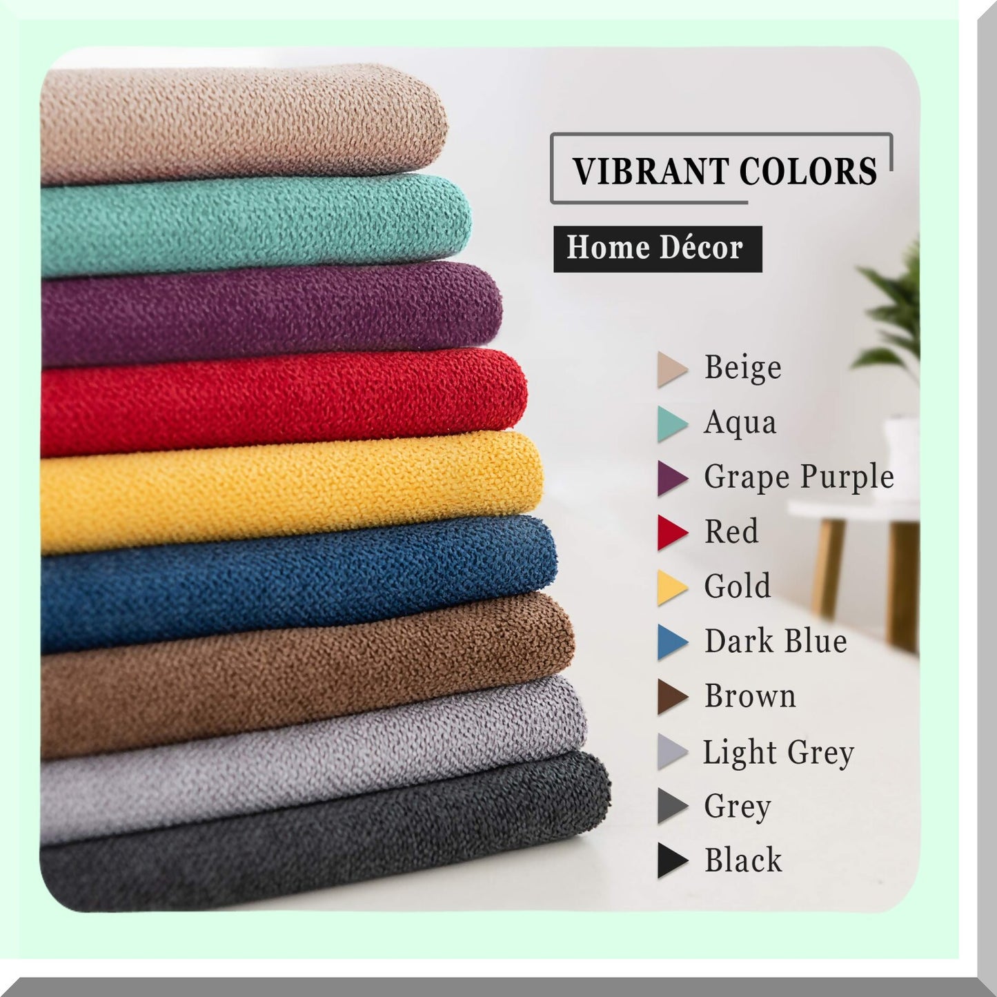 Lemon Yellow Chenille Throw Pillow Covers - Set of 2 Square Decorative Cushion Covers for Bed Couch Sofa Bench - 18 x 18 inch