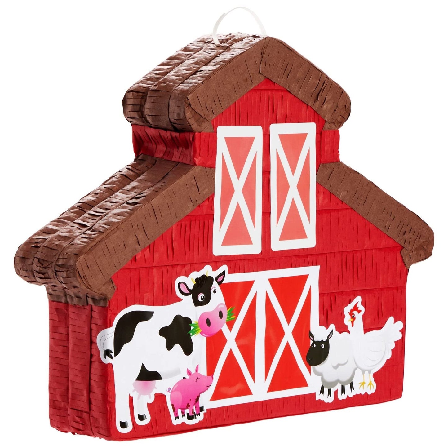 Barnyard Pinata for Farm Birthday Party Decorations