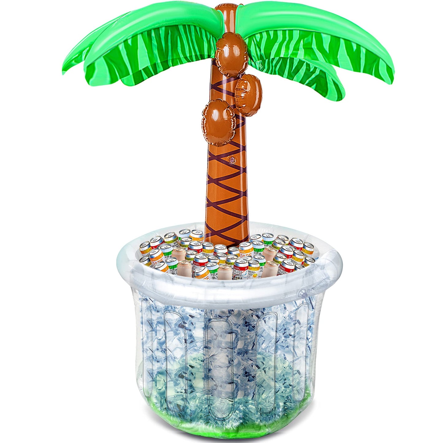 60" Inflatable Palm Tree Cooler for Pool & Beach Parties