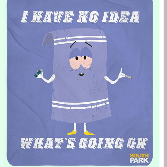 South Park Towelie Silk Touch Plush Throw Blanket - What's Going On Edition