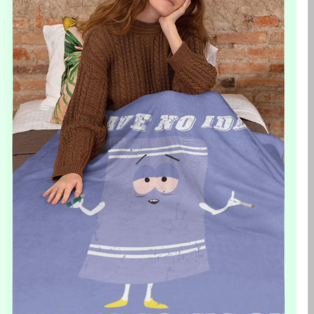 South Park Towelie Silk Touch Plush Throw Blanket - What's Going On Edition