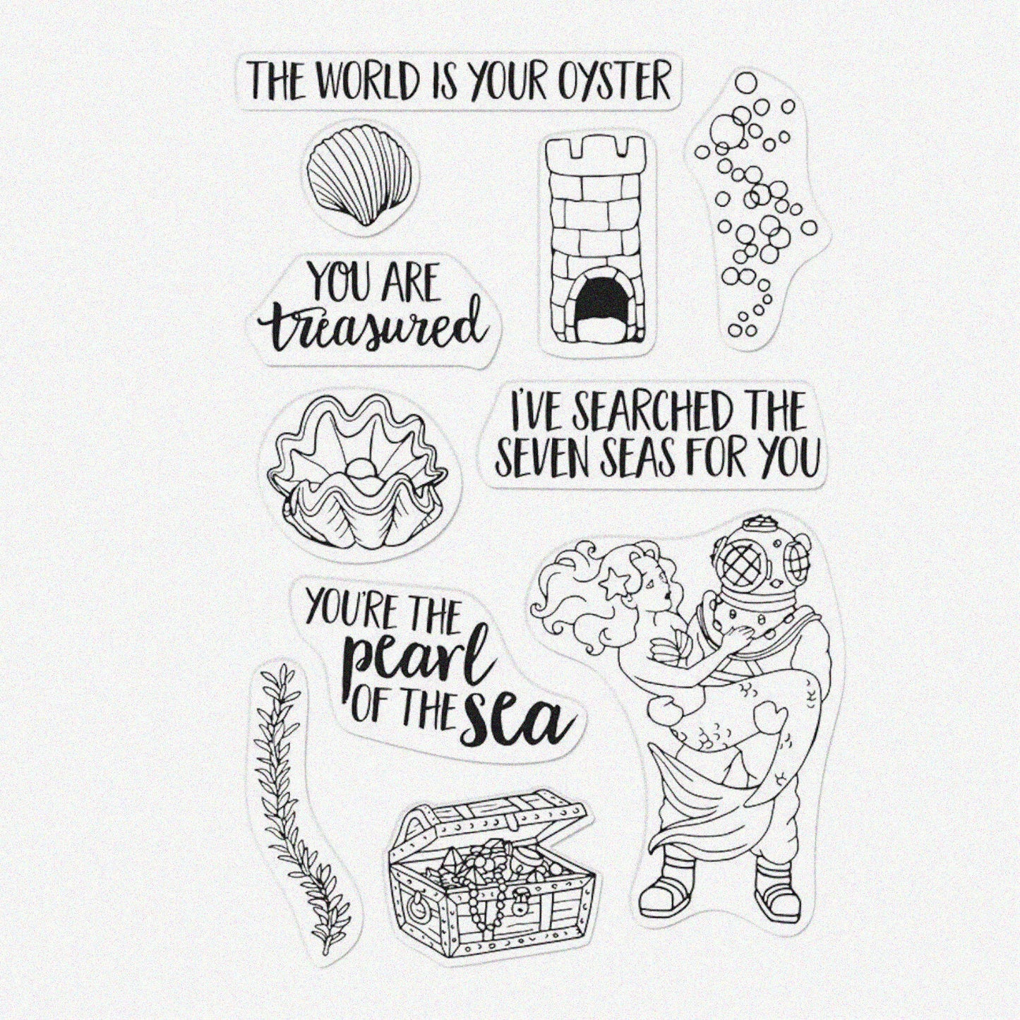 Clear Stamps Under The Sea Set