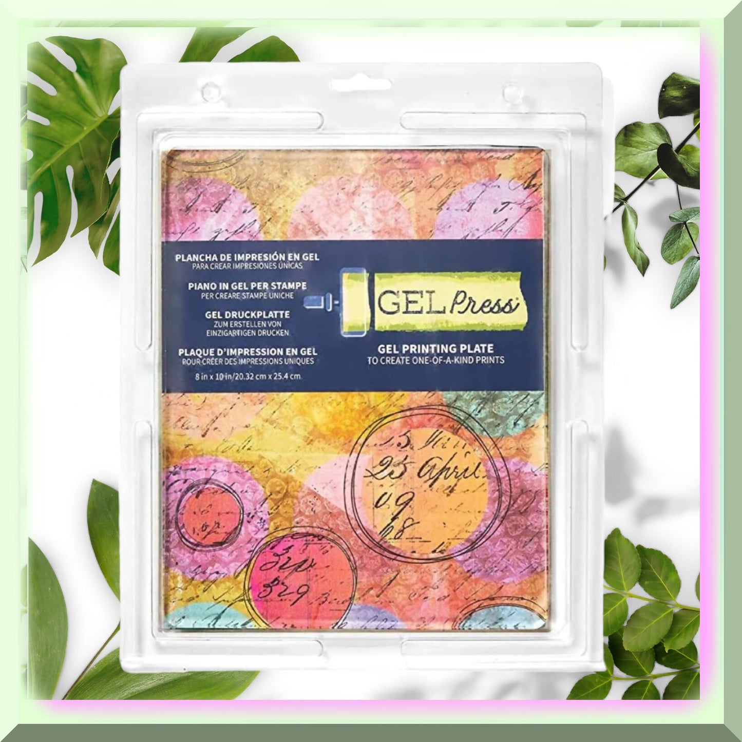 8x10 Reusable Monoprinting Plate for Art Projects
