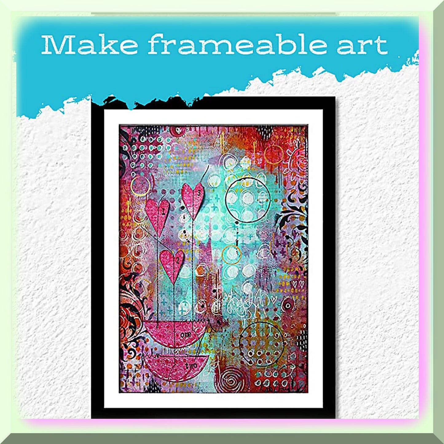 8x10 Reusable Monoprinting Plate for Art Projects