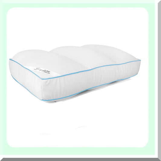 CoolDream Microbead Pillow - Hypoallergenic, Ultra Soft, Premium Bed Pillow for a Signature Stay Cool Experience in White