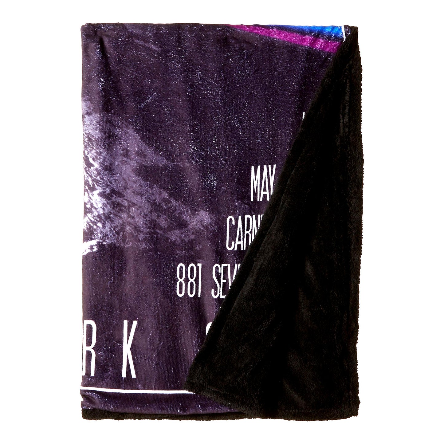Dark Side Comfort: Men's Pink Floyd Warm Coral Fleece Throw Blanket, Multi, 50" X 60""