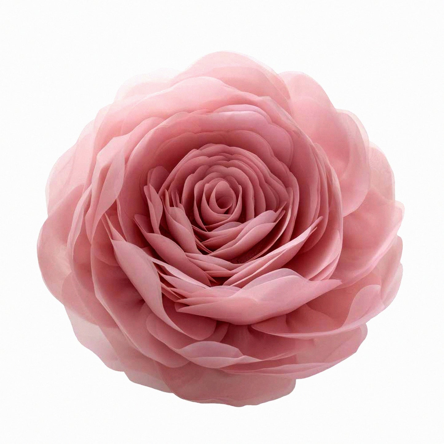 Floral Bliss Round Pillowcase - Aesthetic Dusty Pink Cushion Cover for Bedroom, Bed, Couch, Chair, Car - 12 Inch Decorative Accent Pillow