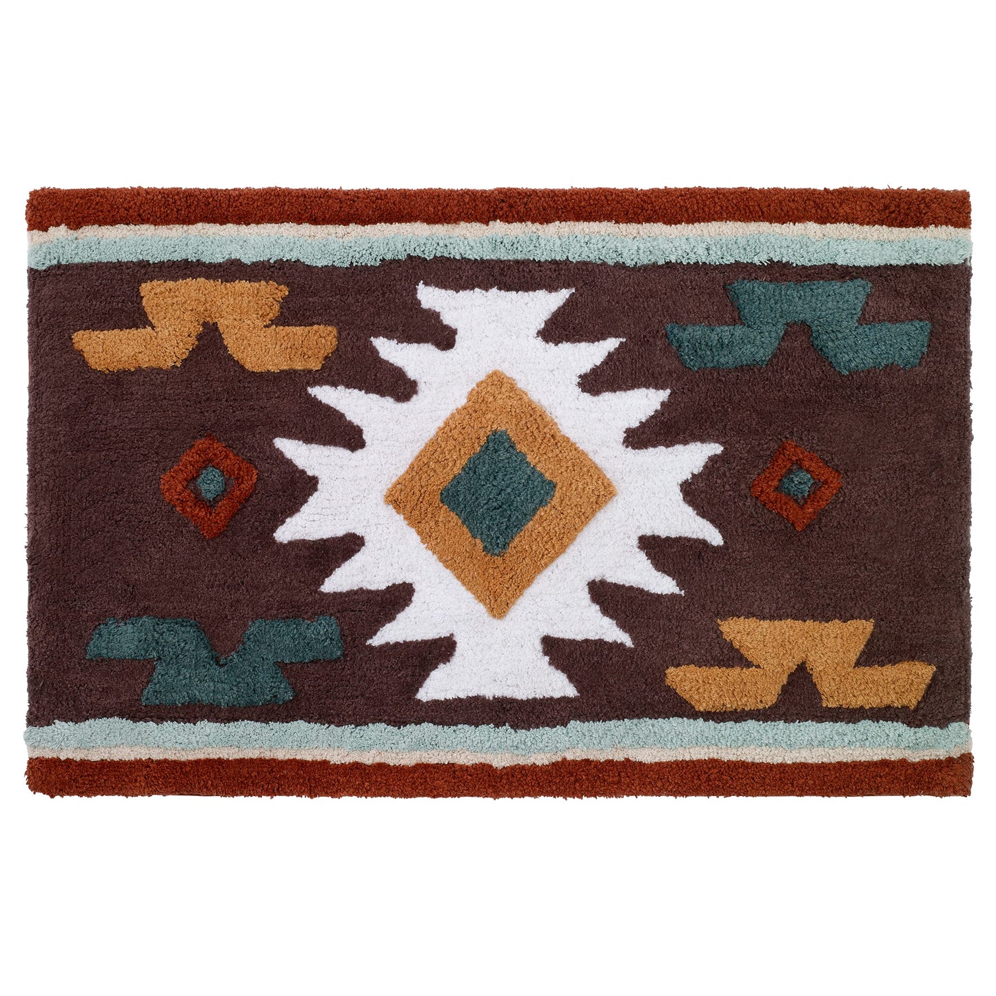 Cotton Bath Rug 20"x30" Navajo Dance Collection