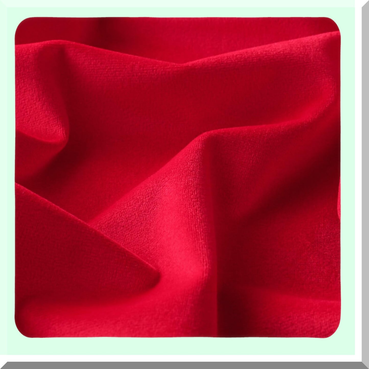 Velvet Red Square Pillow Covers - Set of 2 Cozy Decorative Throw Cushion Cases for Couch and Bed, 18x18 Inches - Soft Home Decor Accent