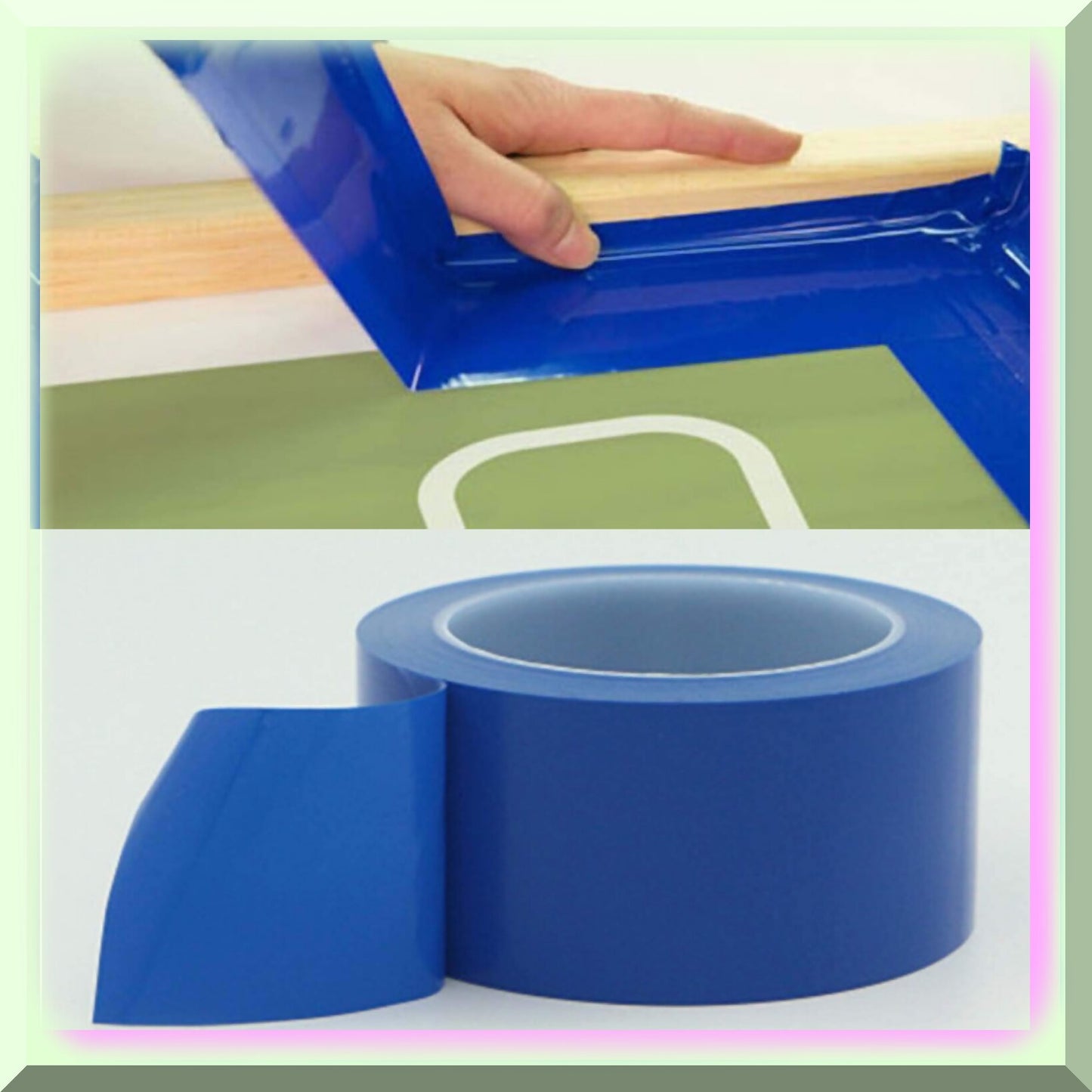 Block Out Blue Tape 12 Rolls 2" x 108ft