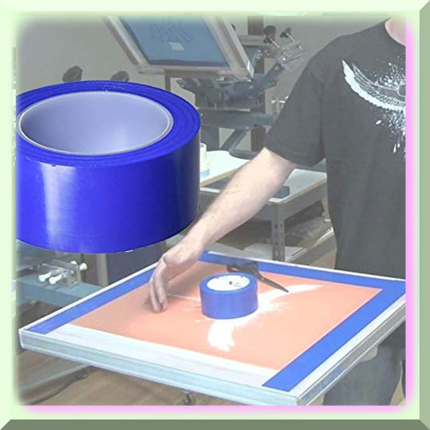 Block Out Blue Tape 12 Rolls 2" x 108ft